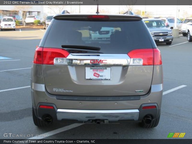 Steel Gray Metallic / Brownstone 2012 GMC Terrain SLT
