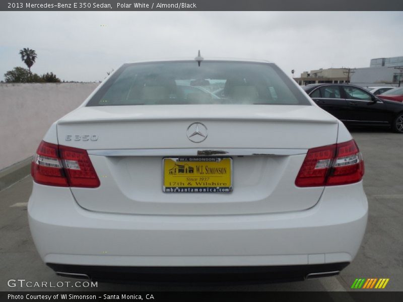 Polar White / Almond/Black 2013 Mercedes-Benz E 350 Sedan
