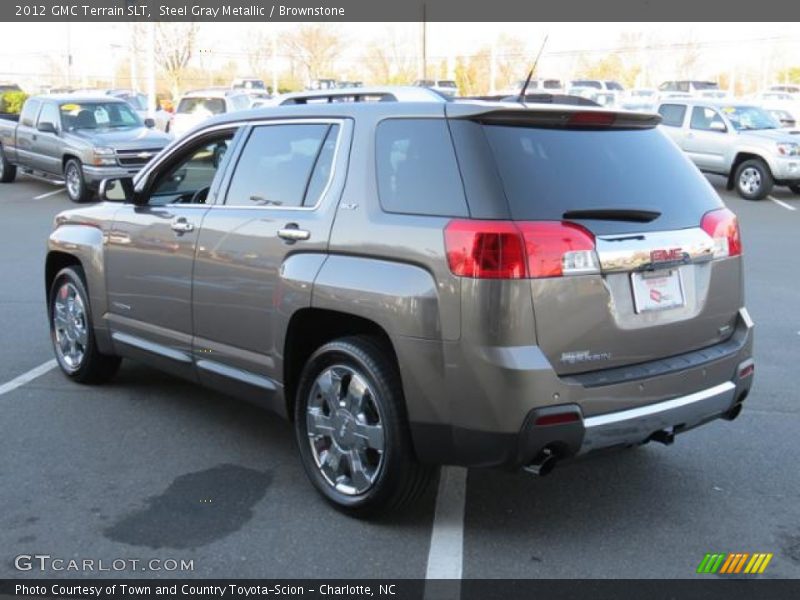 Steel Gray Metallic / Brownstone 2012 GMC Terrain SLT