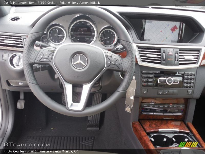 Polar White / Almond/Black 2013 Mercedes-Benz E 350 Sedan
