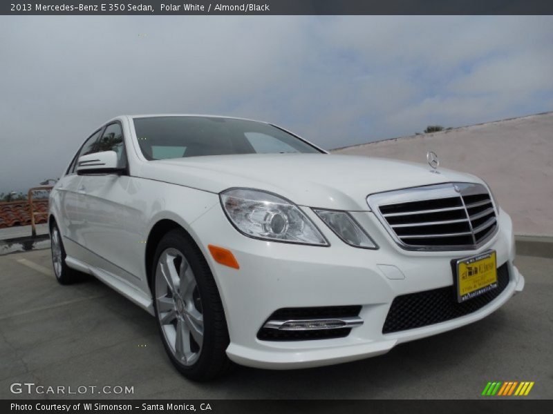 Polar White / Almond/Black 2013 Mercedes-Benz E 350 Sedan