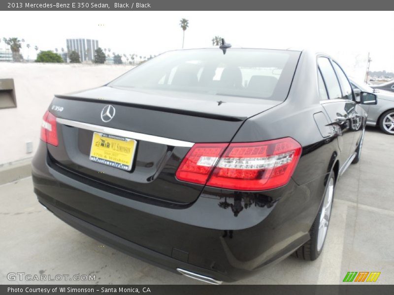 Black / Black 2013 Mercedes-Benz E 350 Sedan