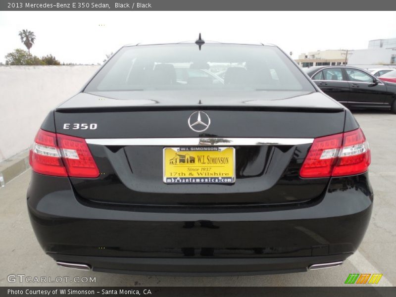 Black / Black 2013 Mercedes-Benz E 350 Sedan