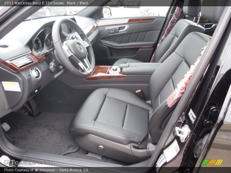 Black / Black 2013 Mercedes-Benz E 350 Sedan