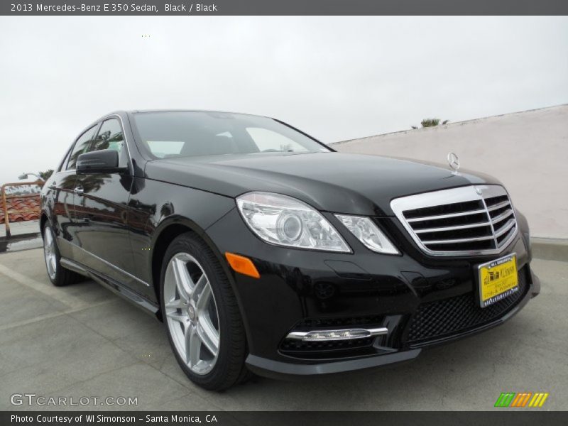 Black / Black 2013 Mercedes-Benz E 350 Sedan