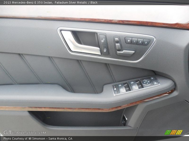 Palladium Silver Metallic / Black 2013 Mercedes-Benz E 350 Sedan