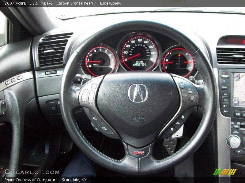 Carbon Bronze Pearl / Taupe/Ebony 2007 Acura TL 3.5 Type-S