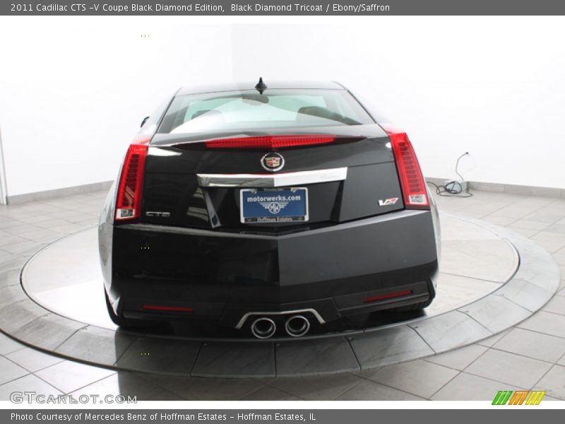 Black Diamond Tricoat / Ebony/Saffron 2011 Cadillac CTS -V Coupe Black Diamond Edition