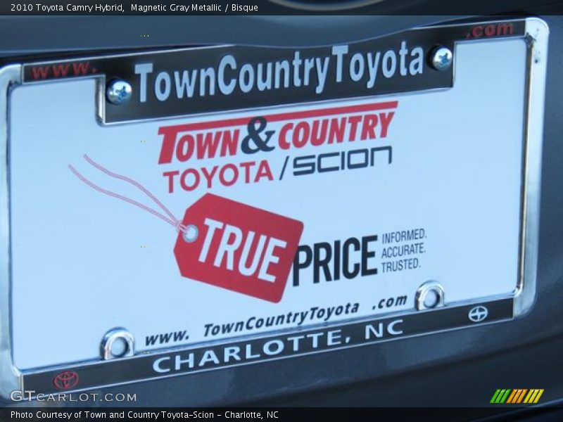 Magnetic Gray Metallic / Bisque 2010 Toyota Camry Hybrid