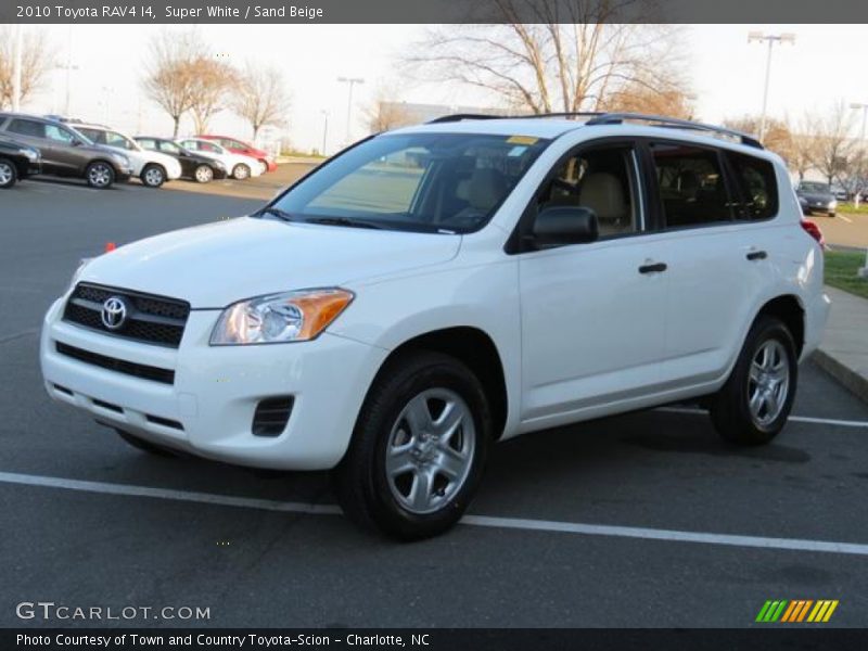 Super White / Sand Beige 2010 Toyota RAV4 I4