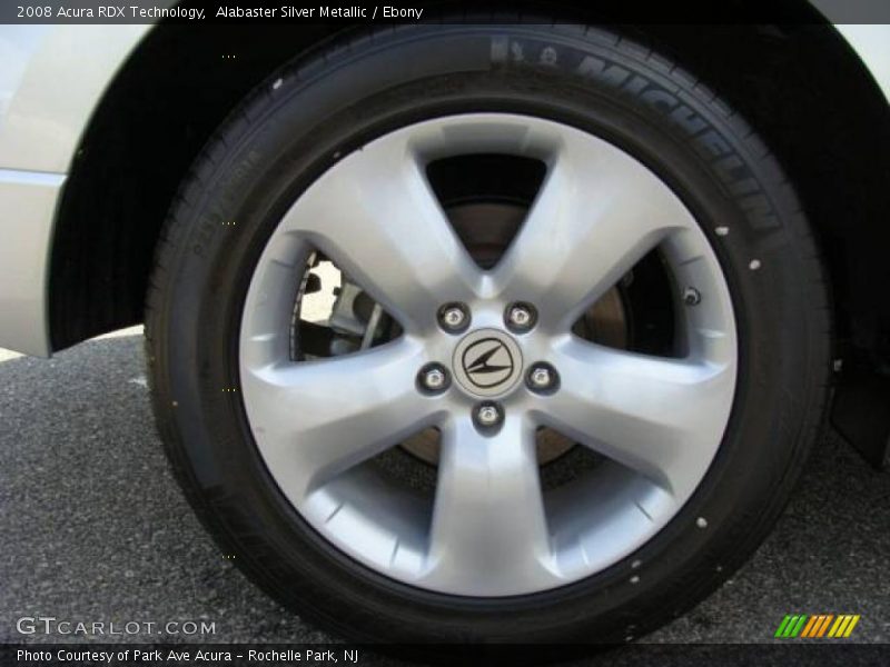 Alabaster Silver Metallic / Ebony 2008 Acura RDX Technology