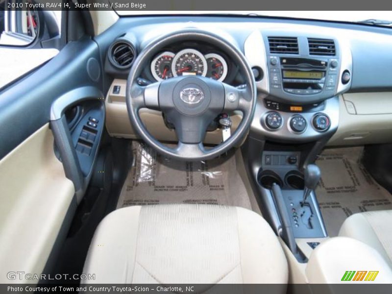 Super White / Sand Beige 2010 Toyota RAV4 I4