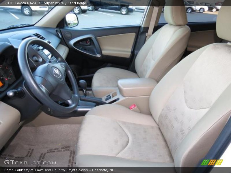 Super White / Sand Beige 2010 Toyota RAV4 I4