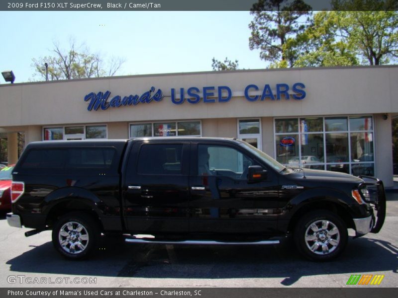 Black / Camel/Tan 2009 Ford F150 XLT SuperCrew
