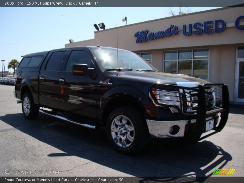 Black / Camel/Tan 2009 Ford F150 XLT SuperCrew