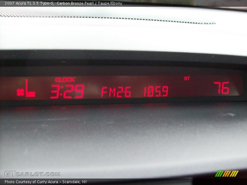 Carbon Bronze Pearl / Taupe/Ebony 2007 Acura TL 3.5 Type-S