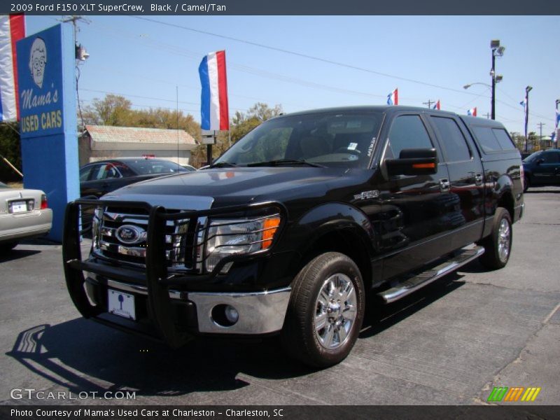 Black / Camel/Tan 2009 Ford F150 XLT SuperCrew