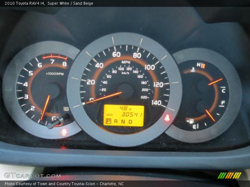Super White / Sand Beige 2010 Toyota RAV4 I4