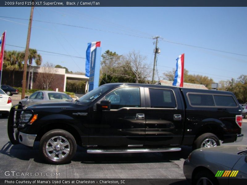 Black / Camel/Tan 2009 Ford F150 XLT SuperCrew