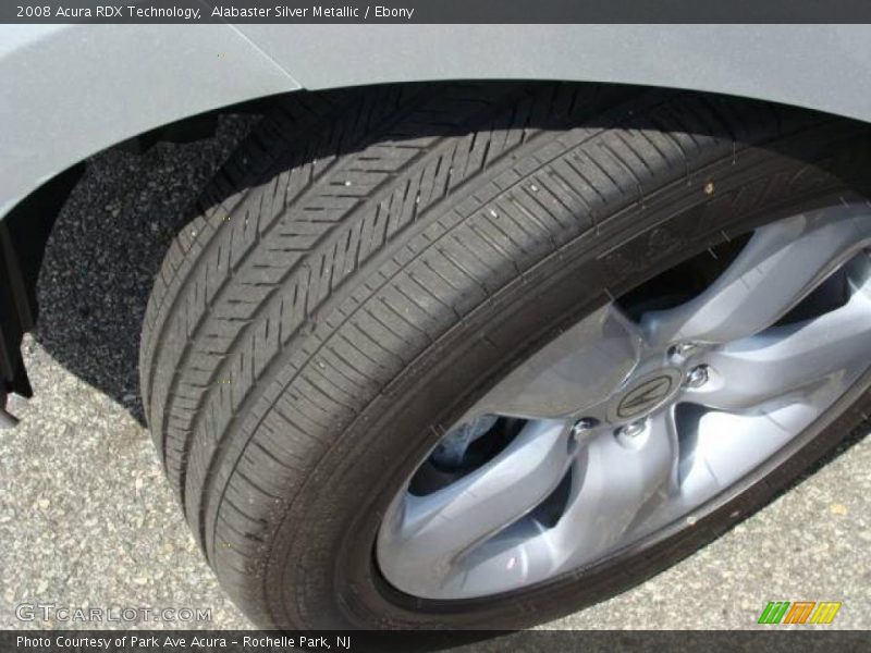 Alabaster Silver Metallic / Ebony 2008 Acura RDX Technology