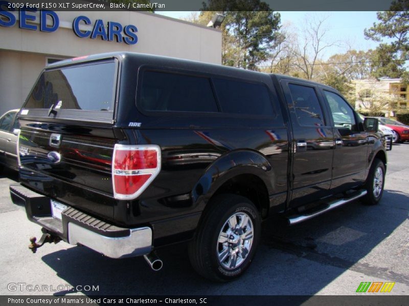 Black / Camel/Tan 2009 Ford F150 XLT SuperCrew