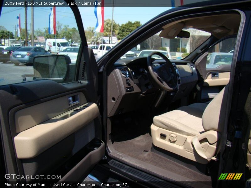 Black / Camel/Tan 2009 Ford F150 XLT SuperCrew