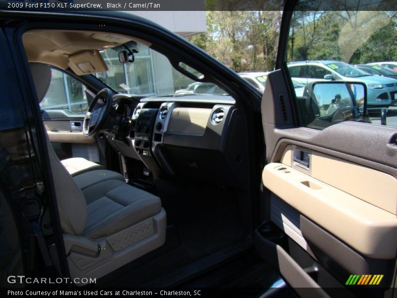 Black / Camel/Tan 2009 Ford F150 XLT SuperCrew