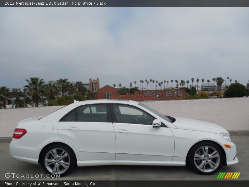 Polar White / Black 2013 Mercedes-Benz E 350 Sedan
