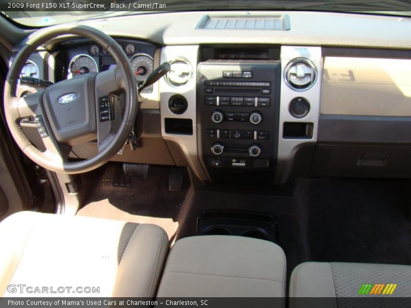 Black / Camel/Tan 2009 Ford F150 XLT SuperCrew