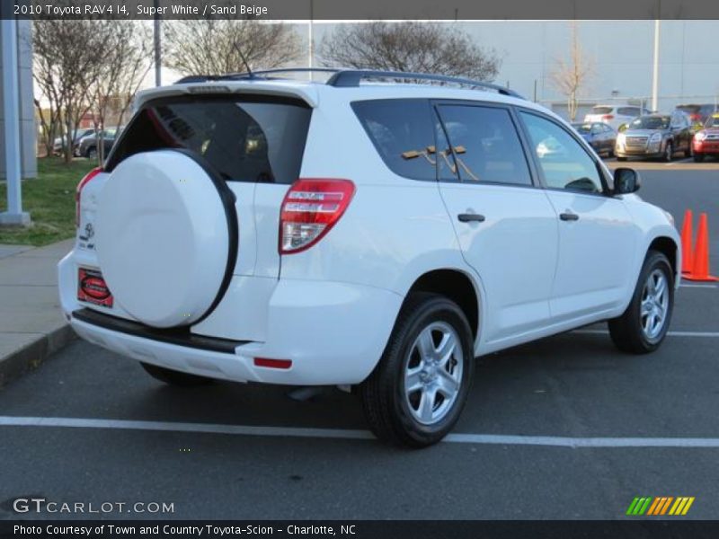 Super White / Sand Beige 2010 Toyota RAV4 I4
