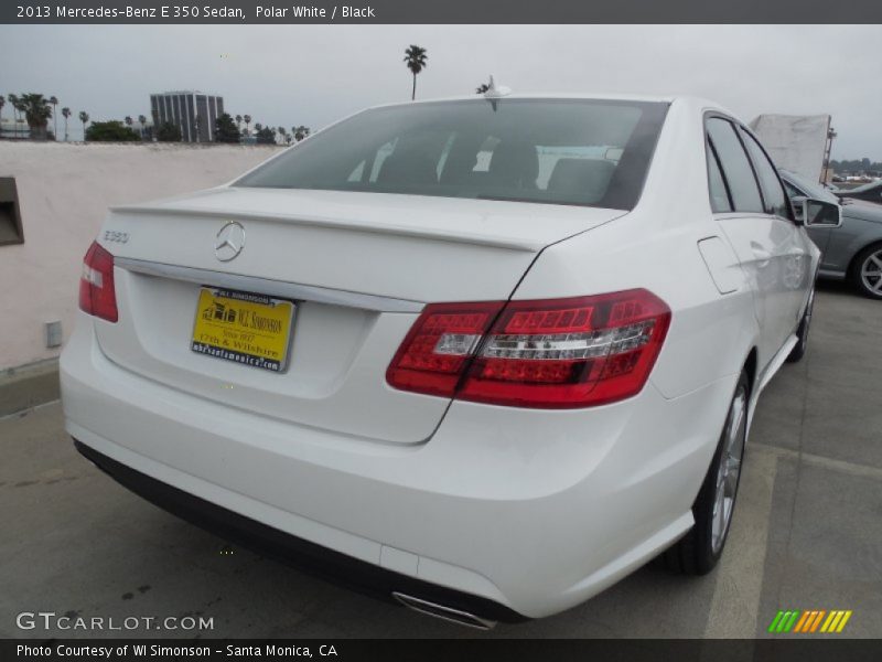 Polar White / Black 2013 Mercedes-Benz E 350 Sedan