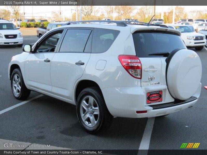 Super White / Sand Beige 2010 Toyota RAV4 I4