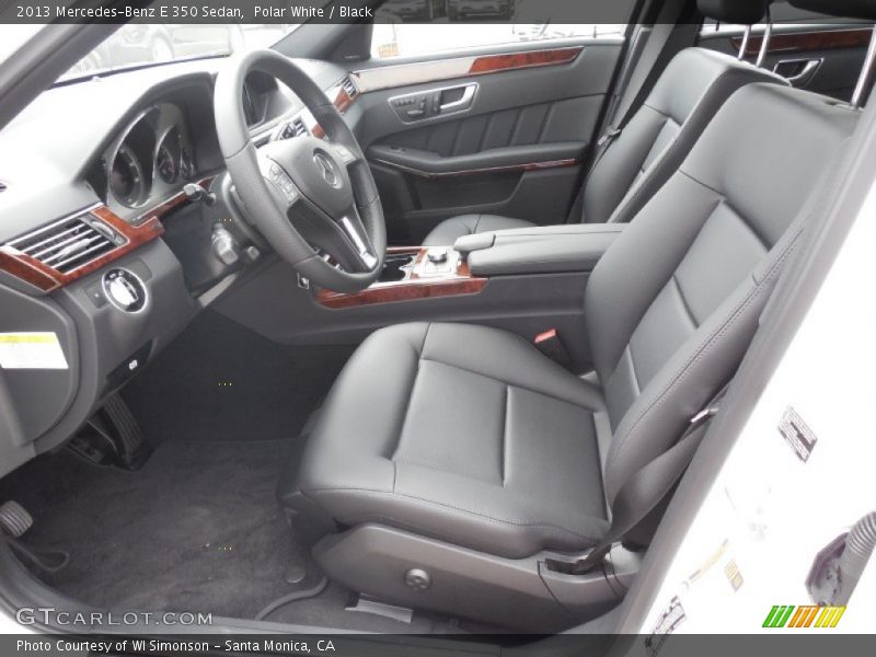 Polar White / Black 2013 Mercedes-Benz E 350 Sedan