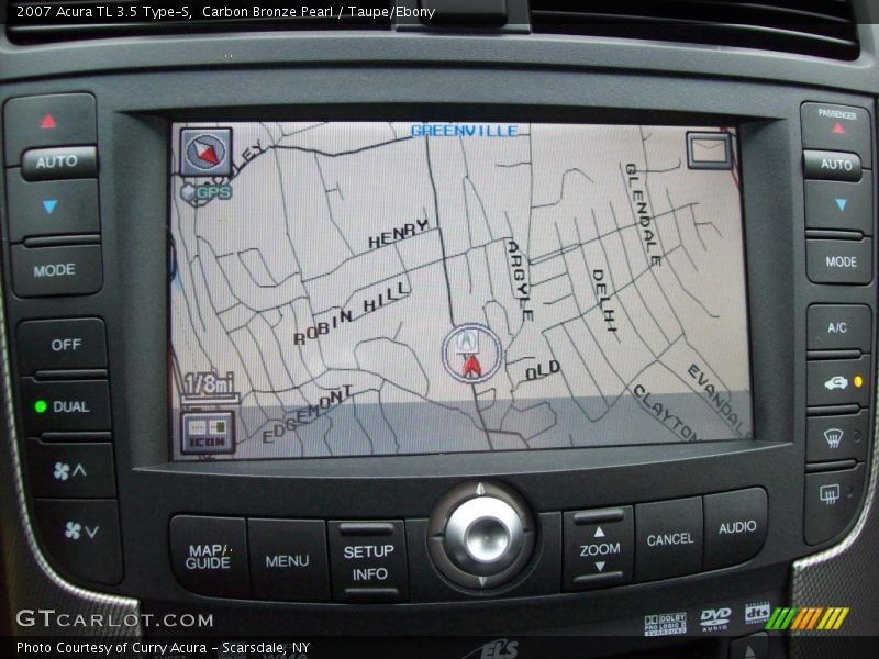 Carbon Bronze Pearl / Taupe/Ebony 2007 Acura TL 3.5 Type-S
