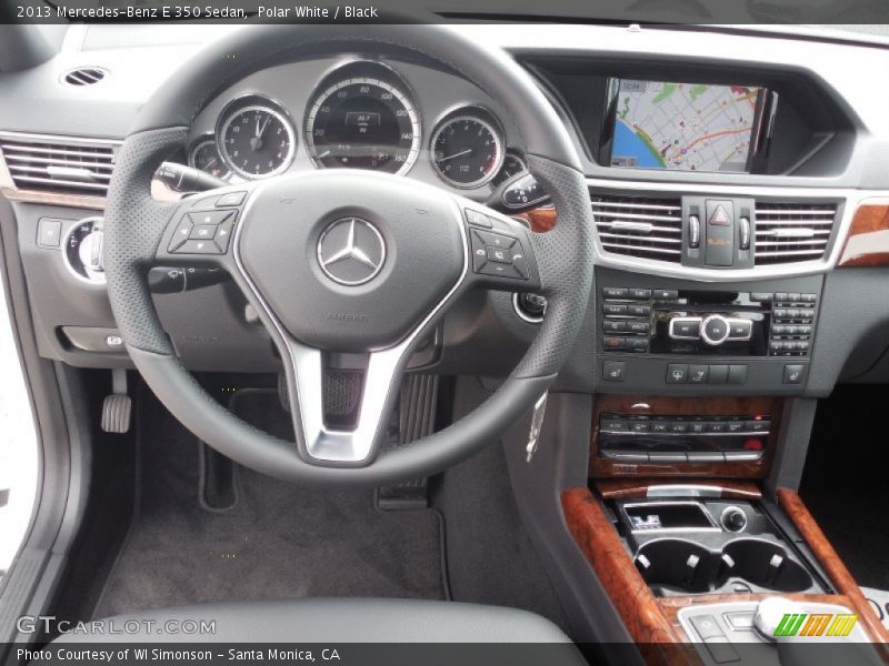 Polar White / Black 2013 Mercedes-Benz E 350 Sedan