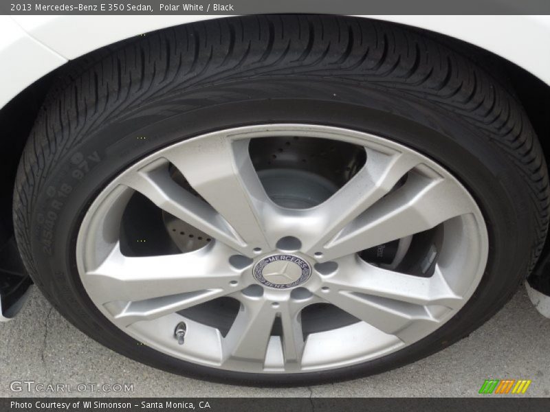 Polar White / Black 2013 Mercedes-Benz E 350 Sedan