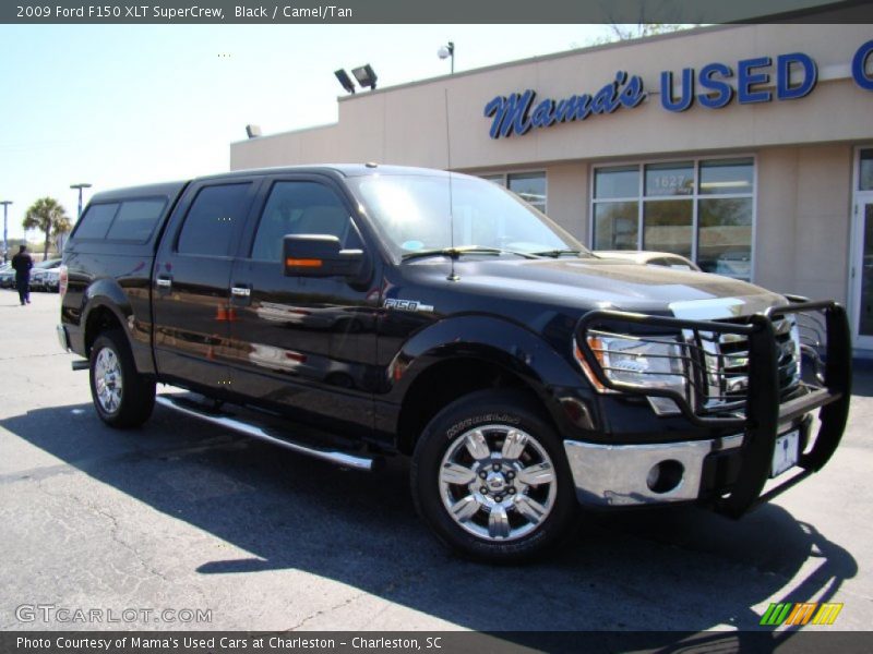 Black / Camel/Tan 2009 Ford F150 XLT SuperCrew