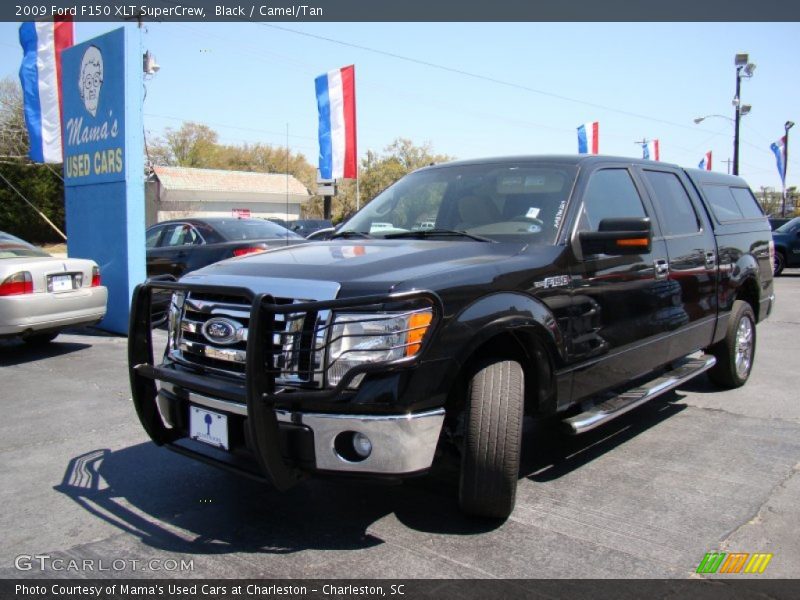 Black / Camel/Tan 2009 Ford F150 XLT SuperCrew