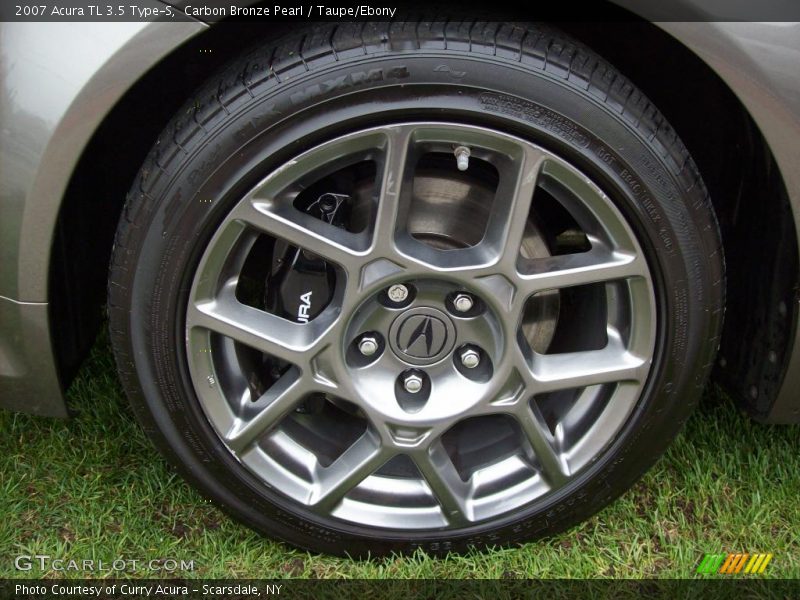 Carbon Bronze Pearl / Taupe/Ebony 2007 Acura TL 3.5 Type-S