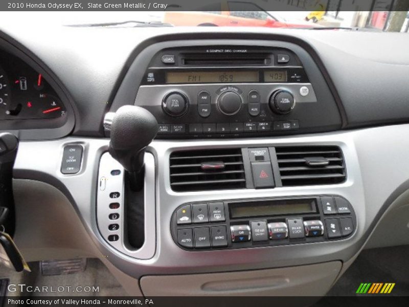 Slate Green Metallic / Gray 2010 Honda Odyssey EX