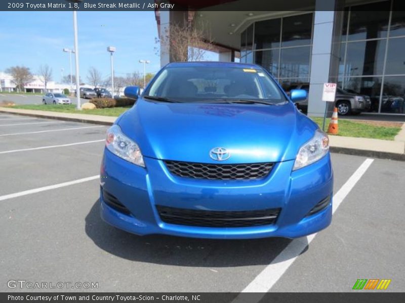 Blue Streak Metallic / Ash Gray 2009 Toyota Matrix 1.8