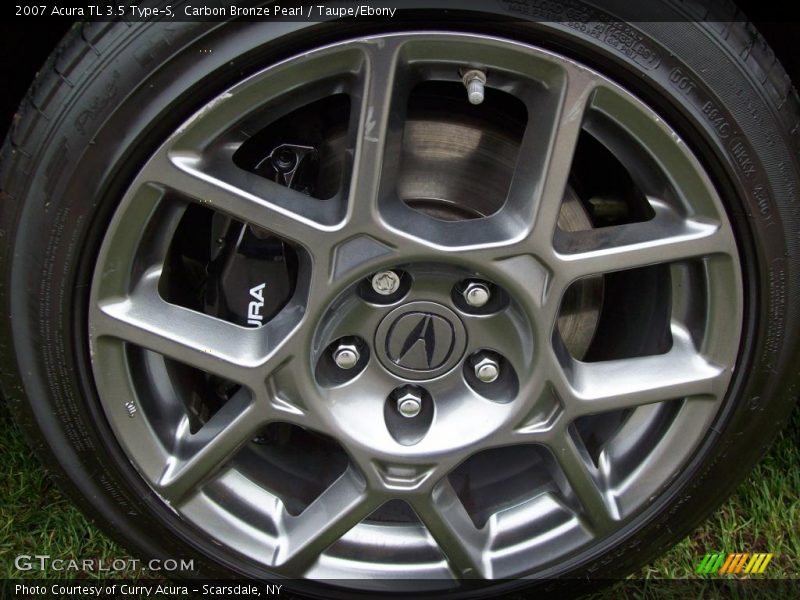 Carbon Bronze Pearl / Taupe/Ebony 2007 Acura TL 3.5 Type-S