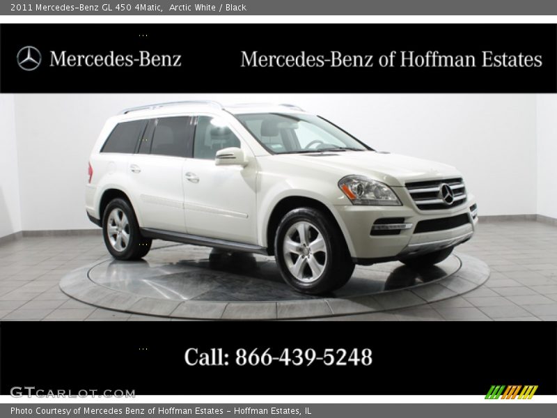 Arctic White / Black 2011 Mercedes-Benz GL 450 4Matic