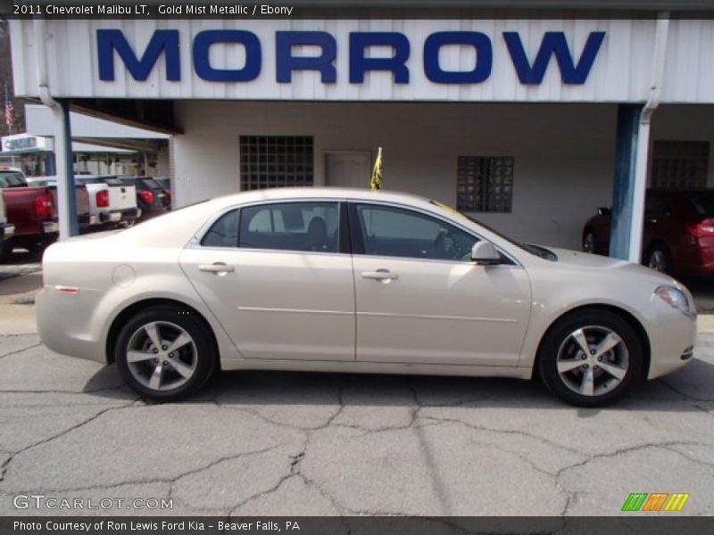 Gold Mist Metallic / Ebony 2011 Chevrolet Malibu LT