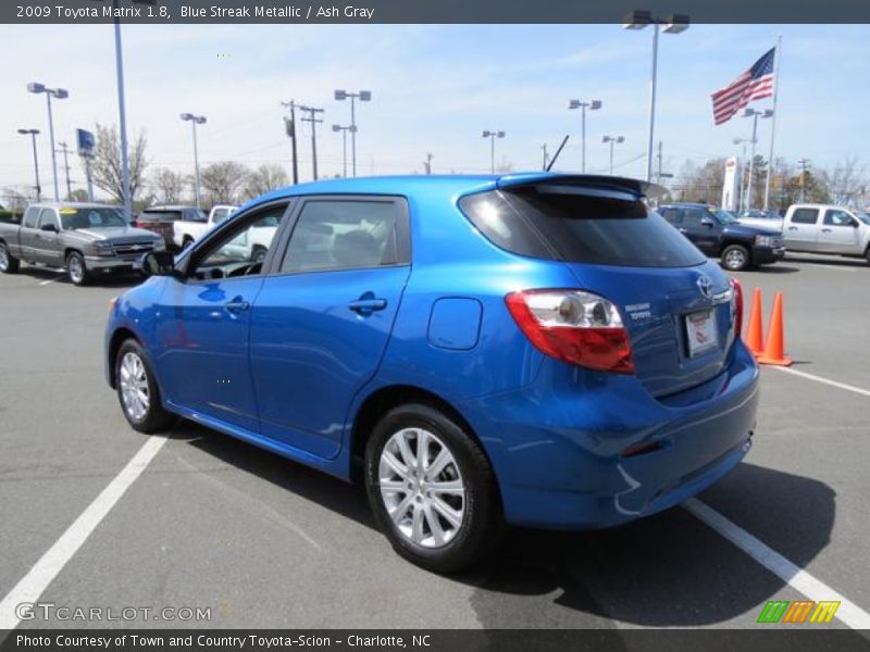 Blue Streak Metallic / Ash Gray 2009 Toyota Matrix 1.8