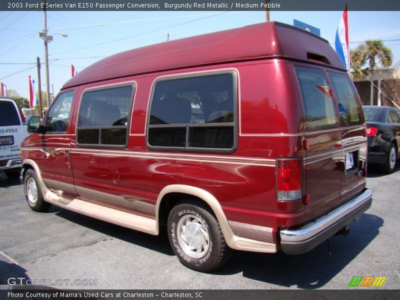 Burgundy Red Metallic / Medium Pebble 2003 Ford E Series Van E150 Passenger Conversion