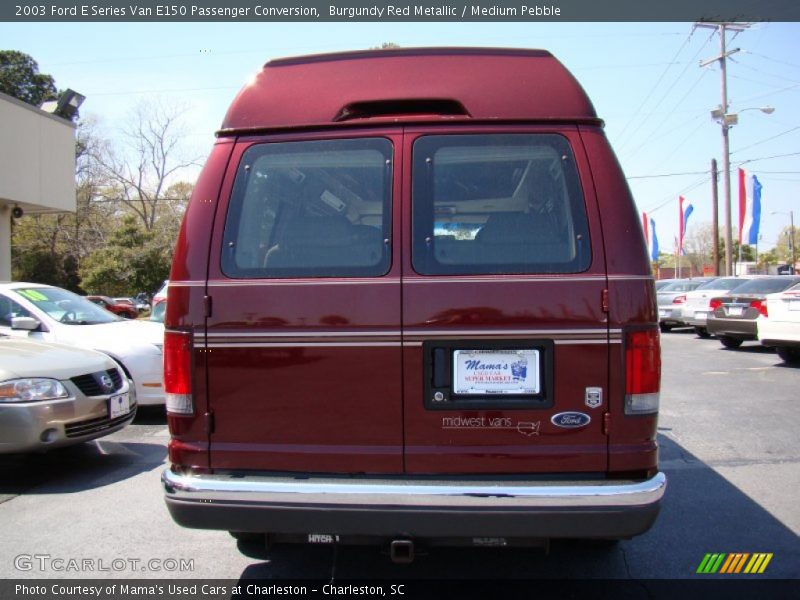 Burgundy Red Metallic / Medium Pebble 2003 Ford E Series Van E150 Passenger Conversion
