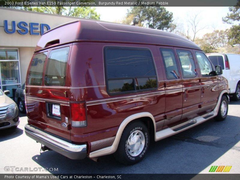 Burgundy Red Metallic / Medium Pebble 2003 Ford E Series Van E150 Passenger Conversion