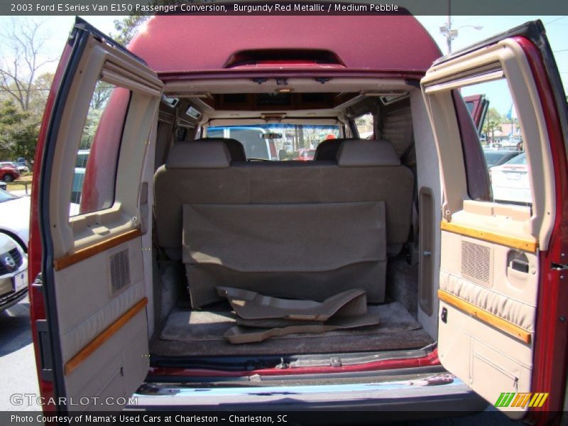 Burgundy Red Metallic / Medium Pebble 2003 Ford E Series Van E150 Passenger Conversion