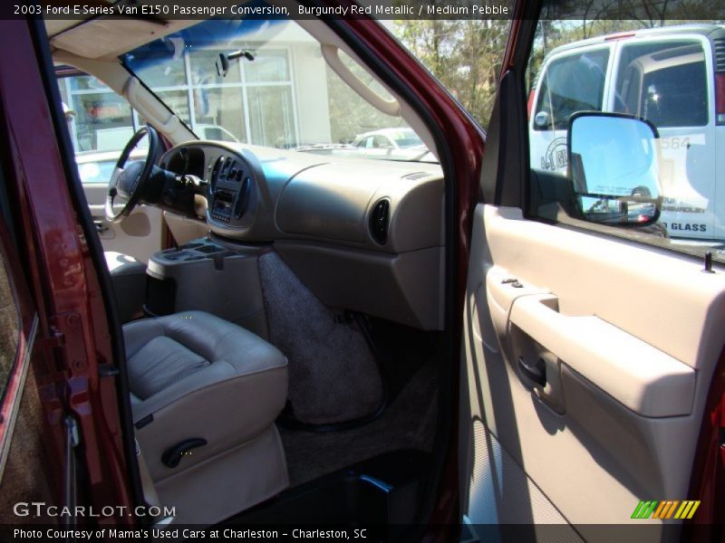 Burgundy Red Metallic / Medium Pebble 2003 Ford E Series Van E150 Passenger Conversion